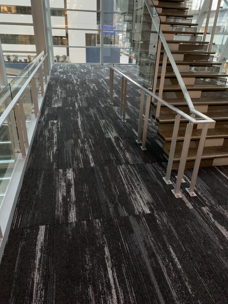 Dark carpet in an office. Contact us today!